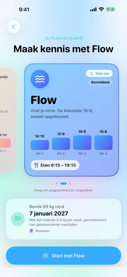 Je plan onthuld: het plan dat LeanFast voor je kiest, met de eerste weken en het eetvenster