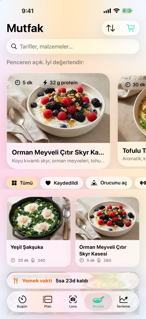 Mutfak: oruç açmaya uygun fotoğraflı tarifler ve filtreler